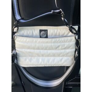 Think Rolyn Quilted Crossbody Bum Bag Puffer Off-White Original Guitar Straps